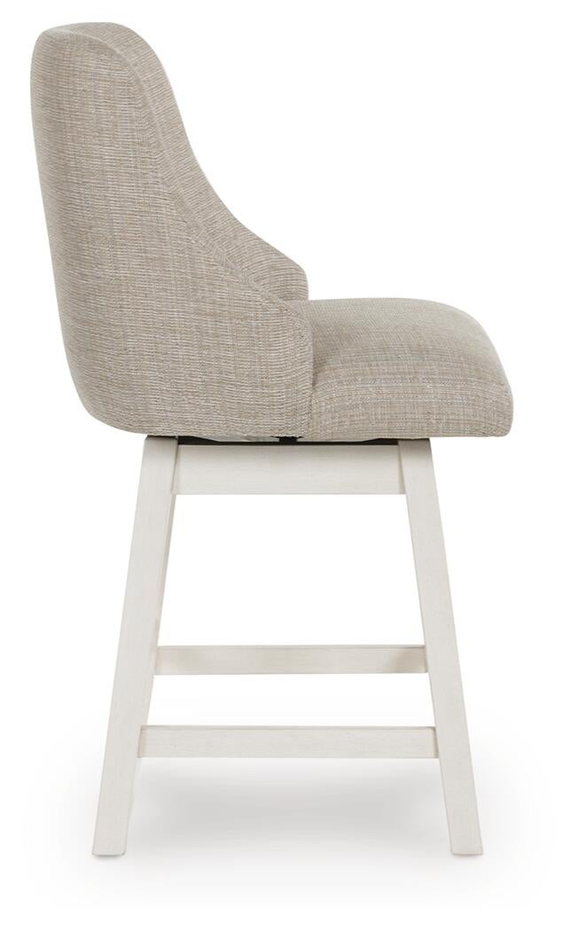 Robbinsdale UPH Swivel Barstool (2/CN) Signature Design by Ashley®