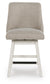 Robbinsdale UPH Swivel Barstool (2/CN) Signature Design by Ashley®