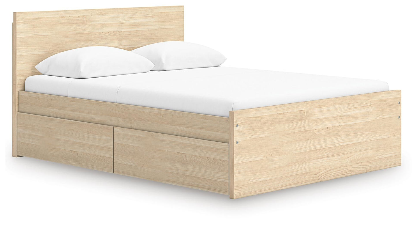 Onita  Panel Platform Bed With 1 Side Storage Signature Design by Ashley®