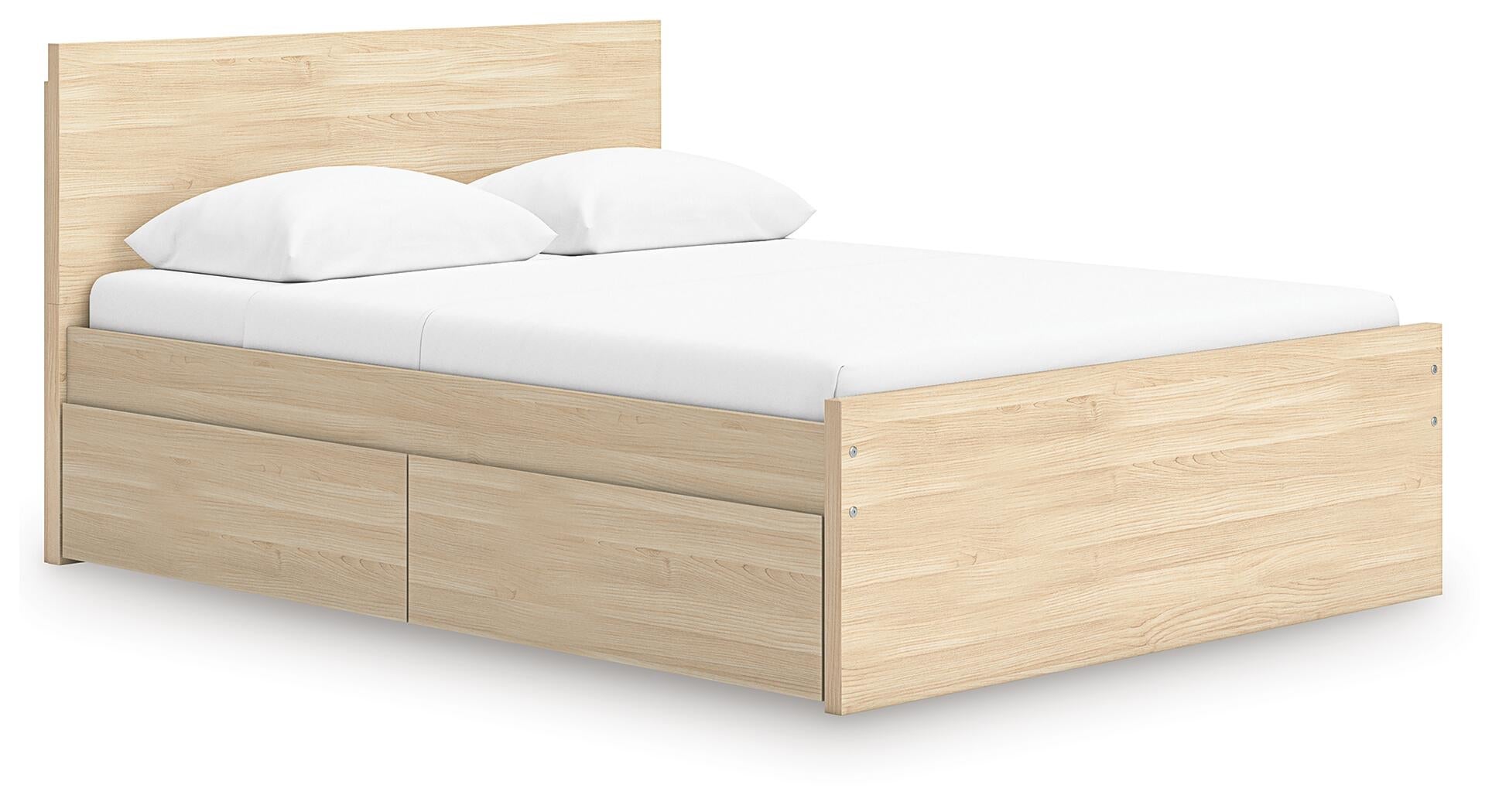Onita  Panel Platform Bed With 1 Side Storage Signature Design by Ashley®