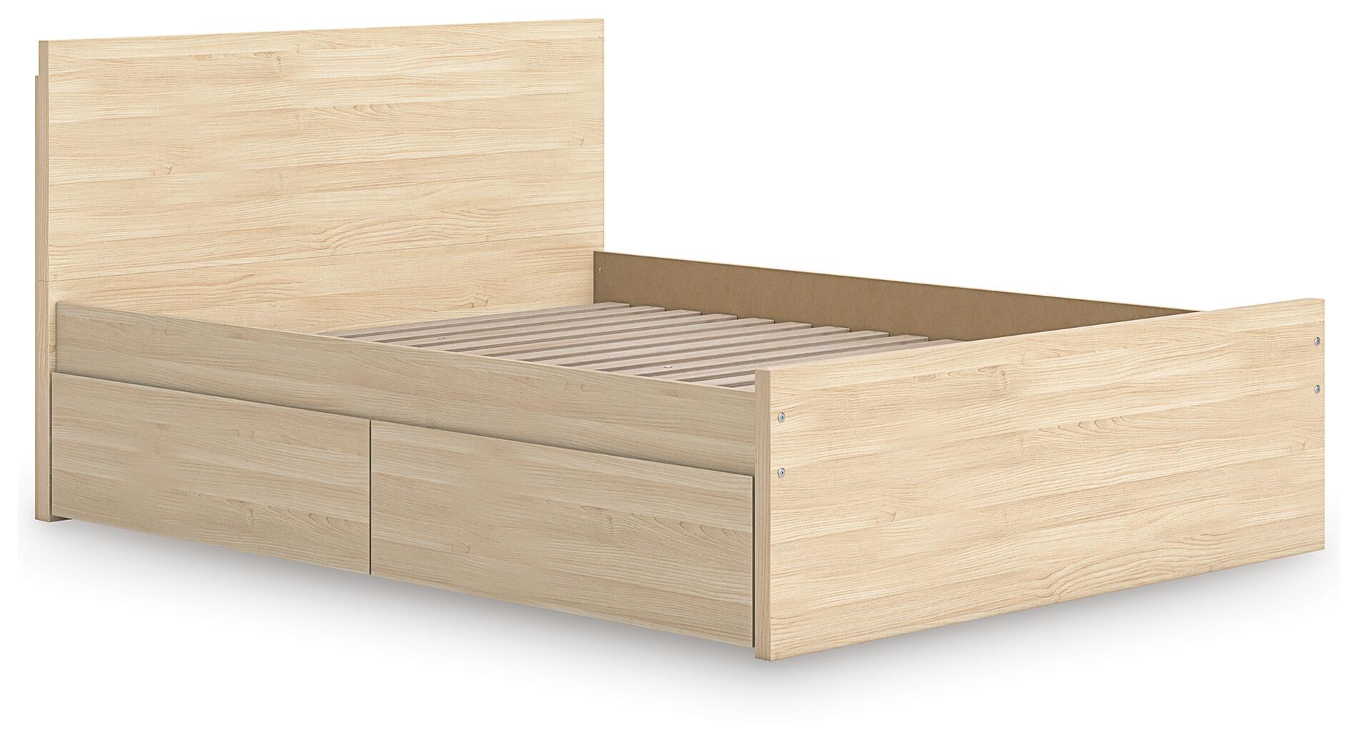 Onita  Panel Platform Bed With 1 Side Storage Signature Design by Ashley®