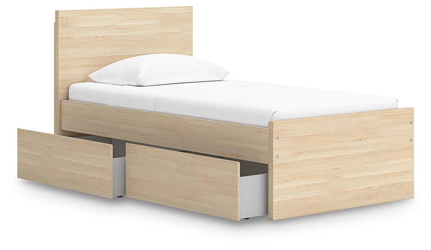 Onita  Panel Platform Bed With 1 Side Storage Signature Design by Ashley®