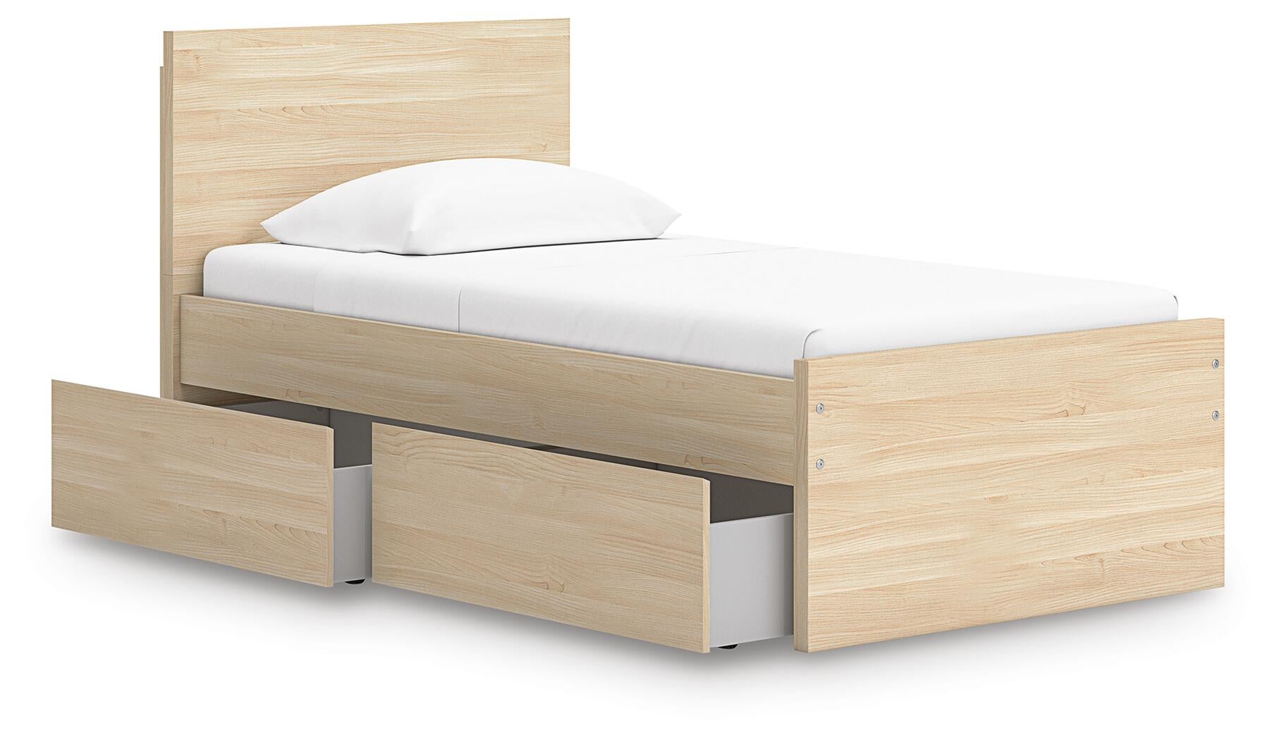 Onita  Panel Platform Bed With 1 Side Storage Signature Design by Ashley®