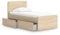 Onita  Panel Platform Bed With 1 Side Storage Signature Design by Ashley®