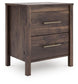 Calverson Two Drawer Night Stand Signature Design by Ashley®