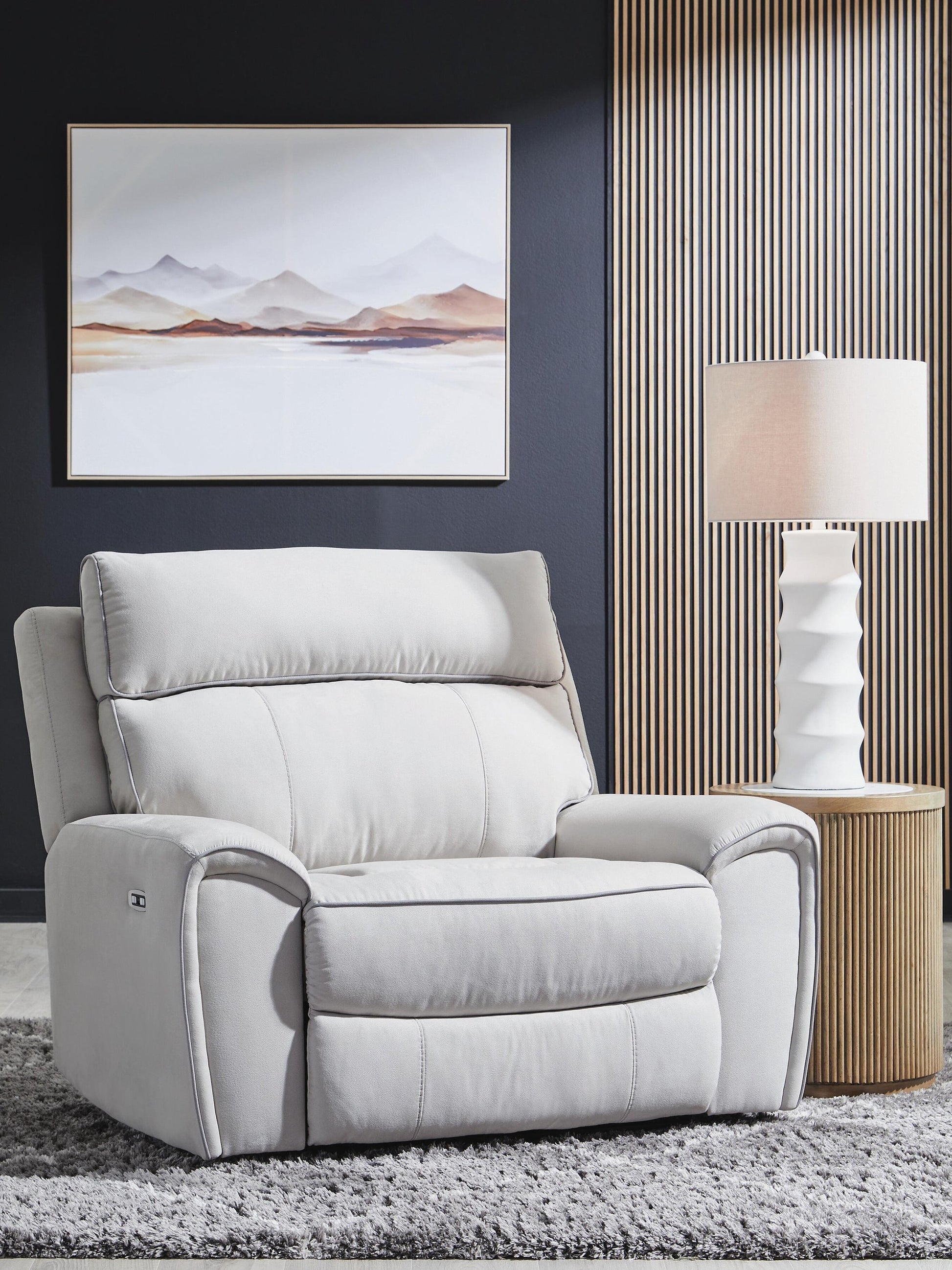 Social Pointe PWR Recliner/ADJ Headrest Signature Design by Ashley®