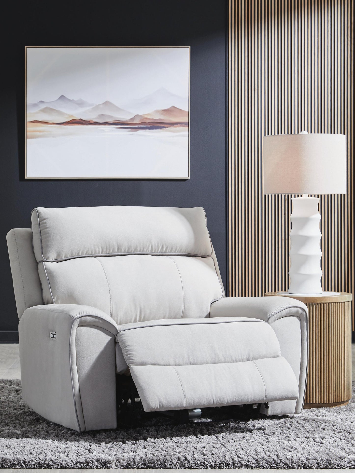 Social Pointe PWR Recliner/ADJ Headrest Signature Design by Ashley®