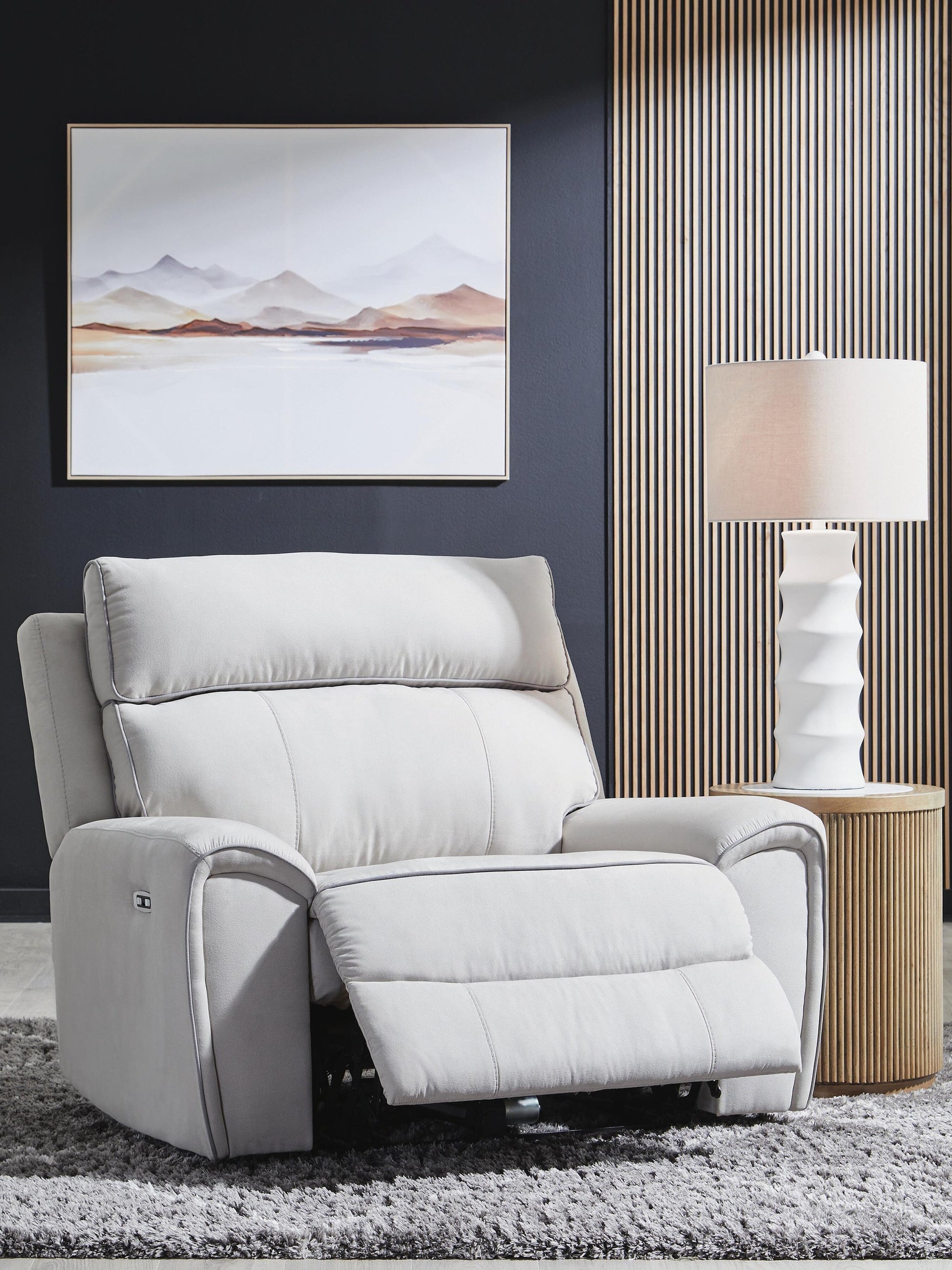 Social Pointe PWR Recliner/ADJ Headrest Signature Design by Ashley®