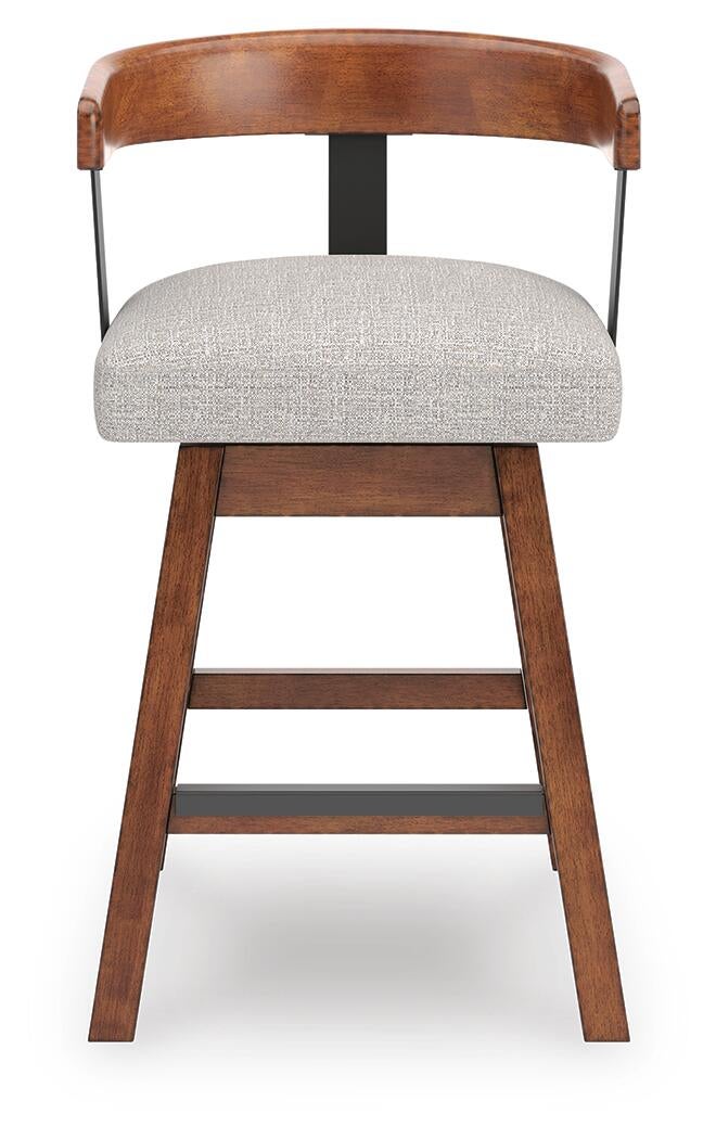 Ralene UPH Swivel Barstool (2/CN) Signature Design by Ashley®