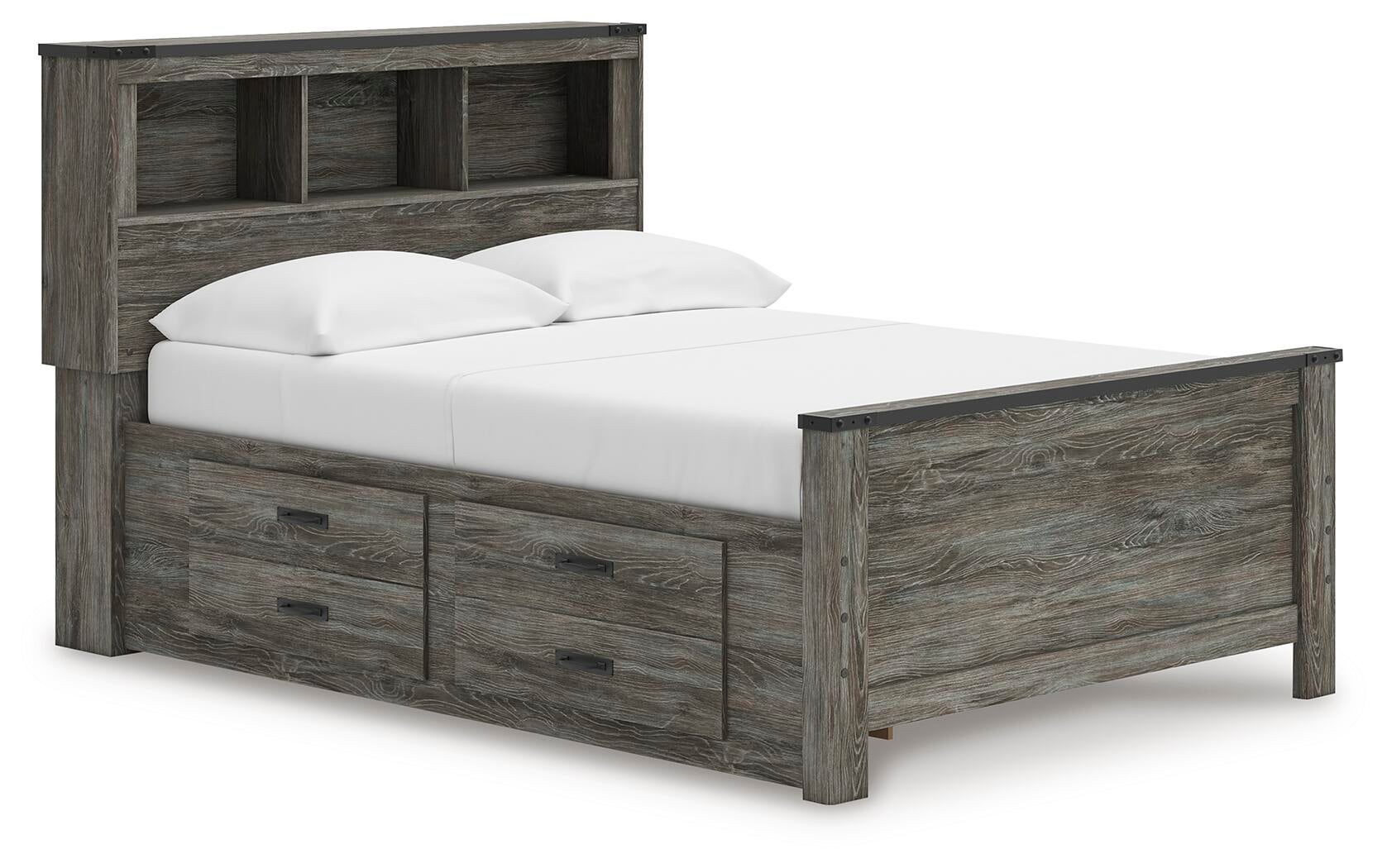 Frandern  Bookcase Panel Bed With Storage Signature Design by Ashley®