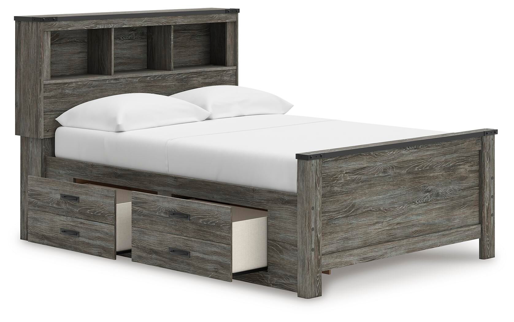 Frandern  Bookcase Panel Bed With Storage Signature Design by Ashley®