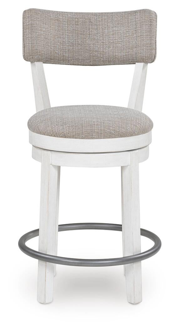 Robbinsdale UPH Swivel Barstool (2/CN) Signature Design by Ashley®