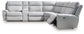 Social Pointe 6-Piece Power Reclining Sectional Signature Design by Ashley®
