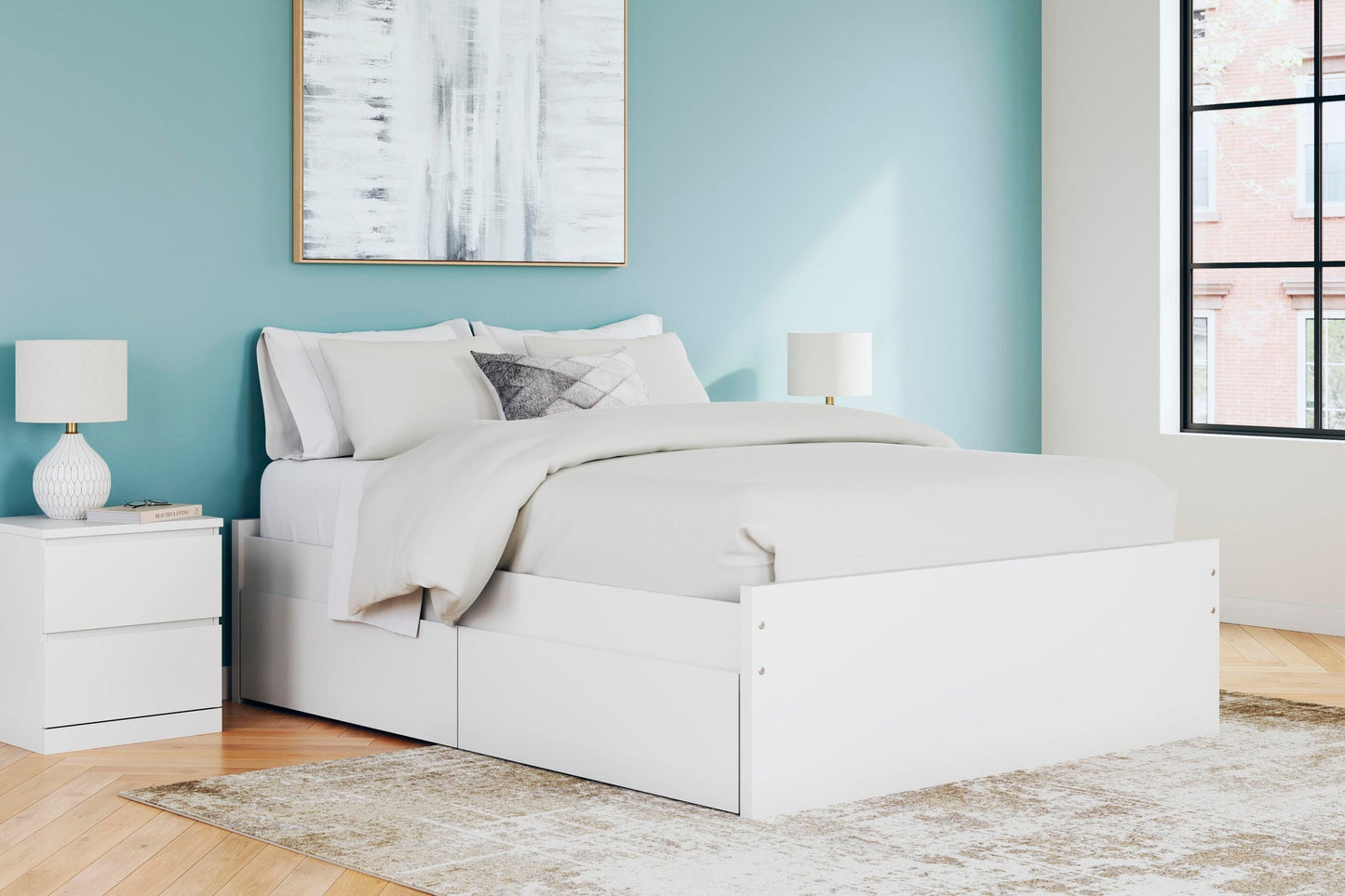 Onita  Platform Bed With 1 Side Storage Signature Design by Ashley®
