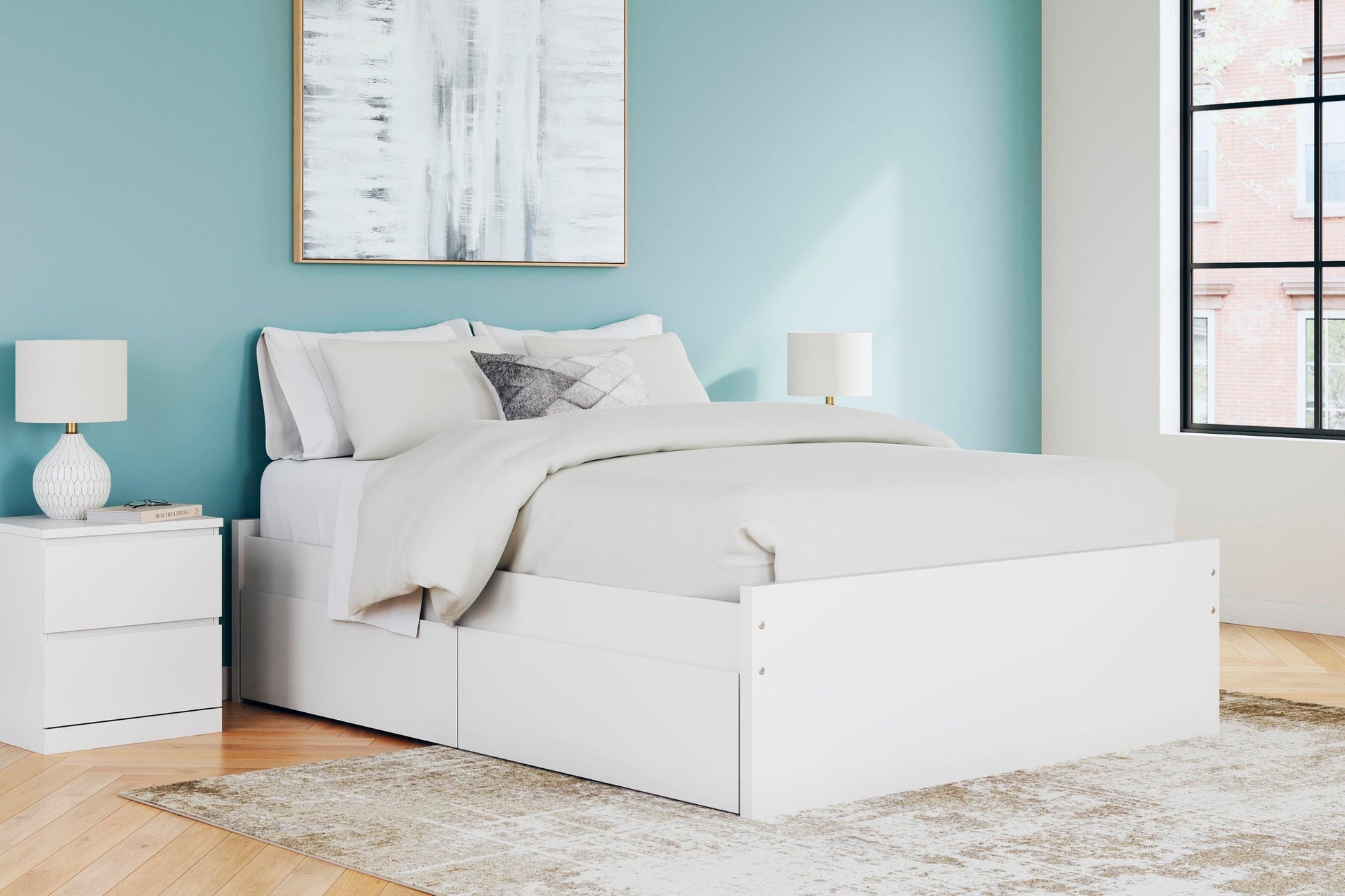 Onita  Platform Bed With 1 Side Storage Signature Design by Ashley®