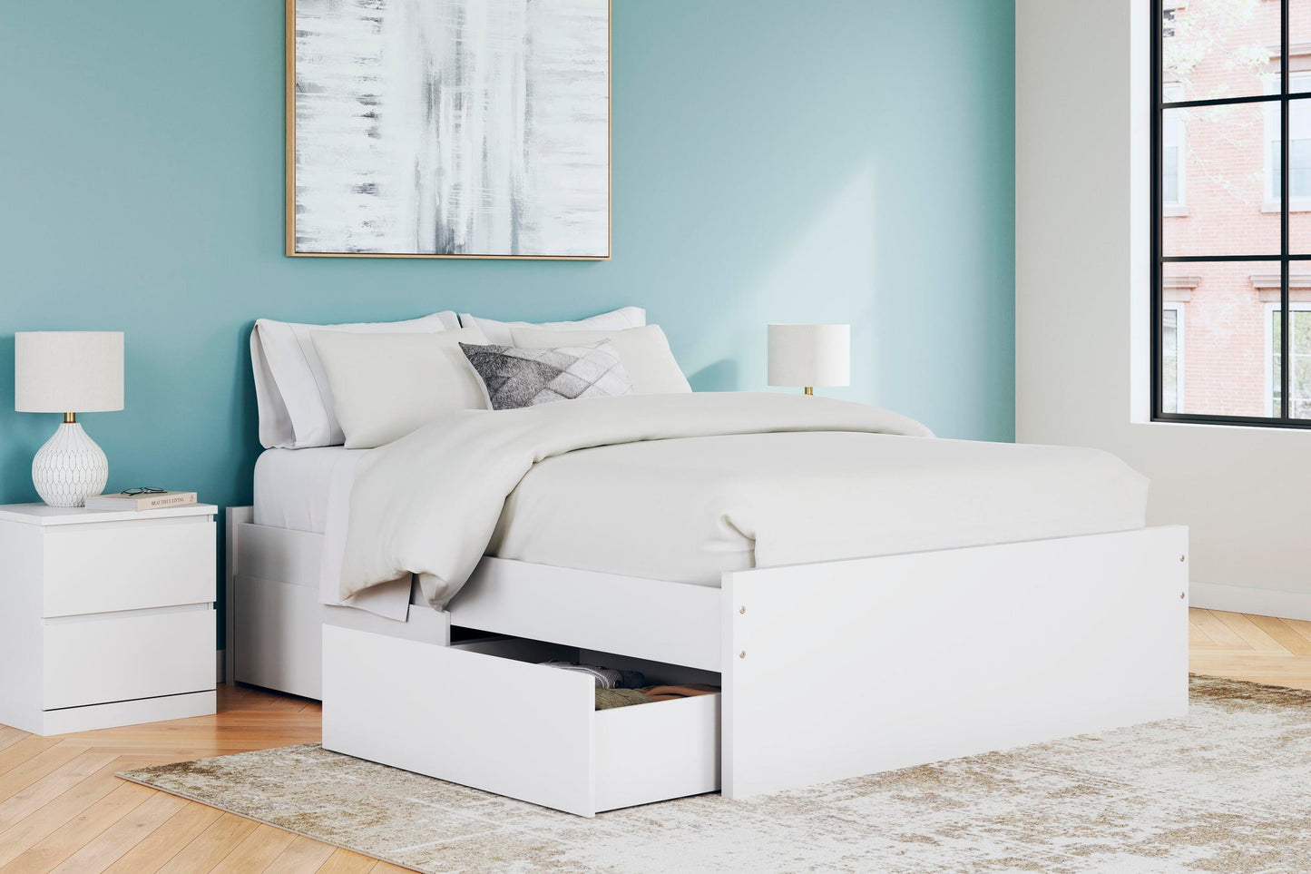 Onita  Platform Bed With 1 Side Storage Signature Design by Ashley®