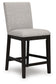 Neymorton Upholstered Barstool (2/CN) Signature Design by Ashley®