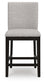 Neymorton Upholstered Barstool (2/CN) Signature Design by Ashley®