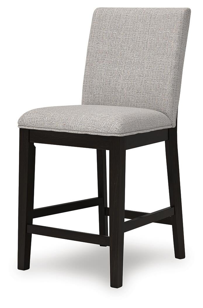 Neymorton Upholstered Barstool (2/CN) Signature Design by Ashley®