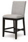 Neymorton Upholstered Barstool (2/CN) Signature Design by Ashley®