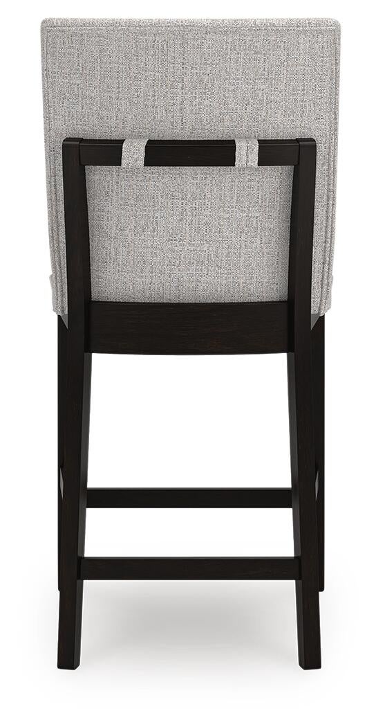 Neymorton Upholstered Barstool (2/CN) Signature Design by Ashley®
