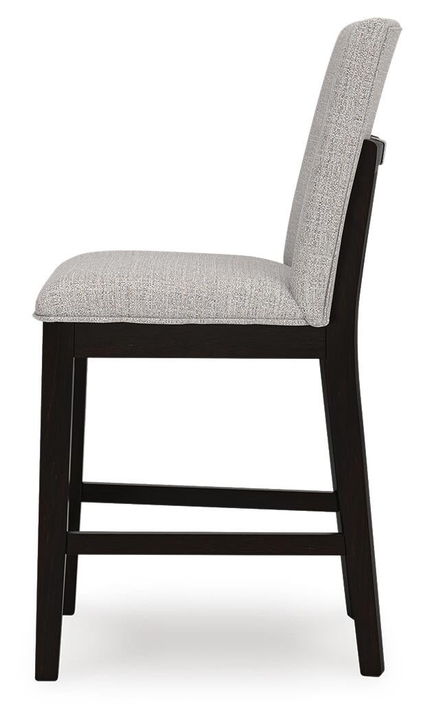 Neymorton Upholstered Barstool (2/CN) Signature Design by Ashley®