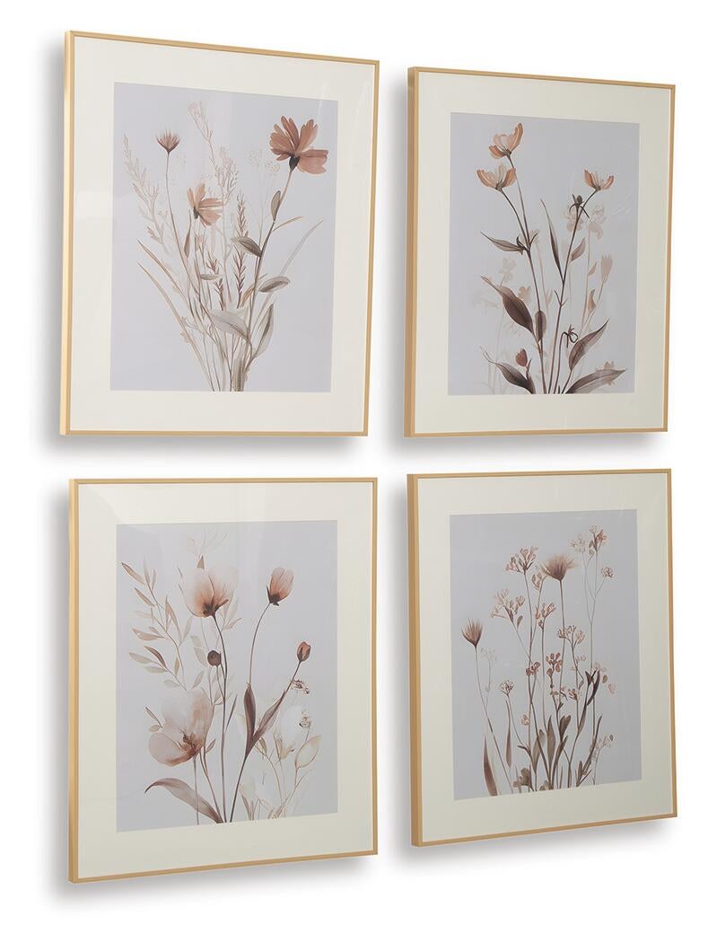 Chettings Wall Art Set (4/CN) Signature Design by Ashley®