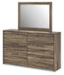 Elbrim Dresser and Mirror Signature Design by Ashley®