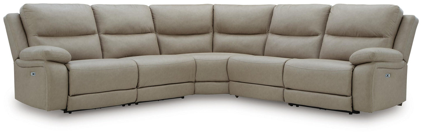 Narwhal Place 5-Piece Power Reclining Sectional Signature Design by Ashley®