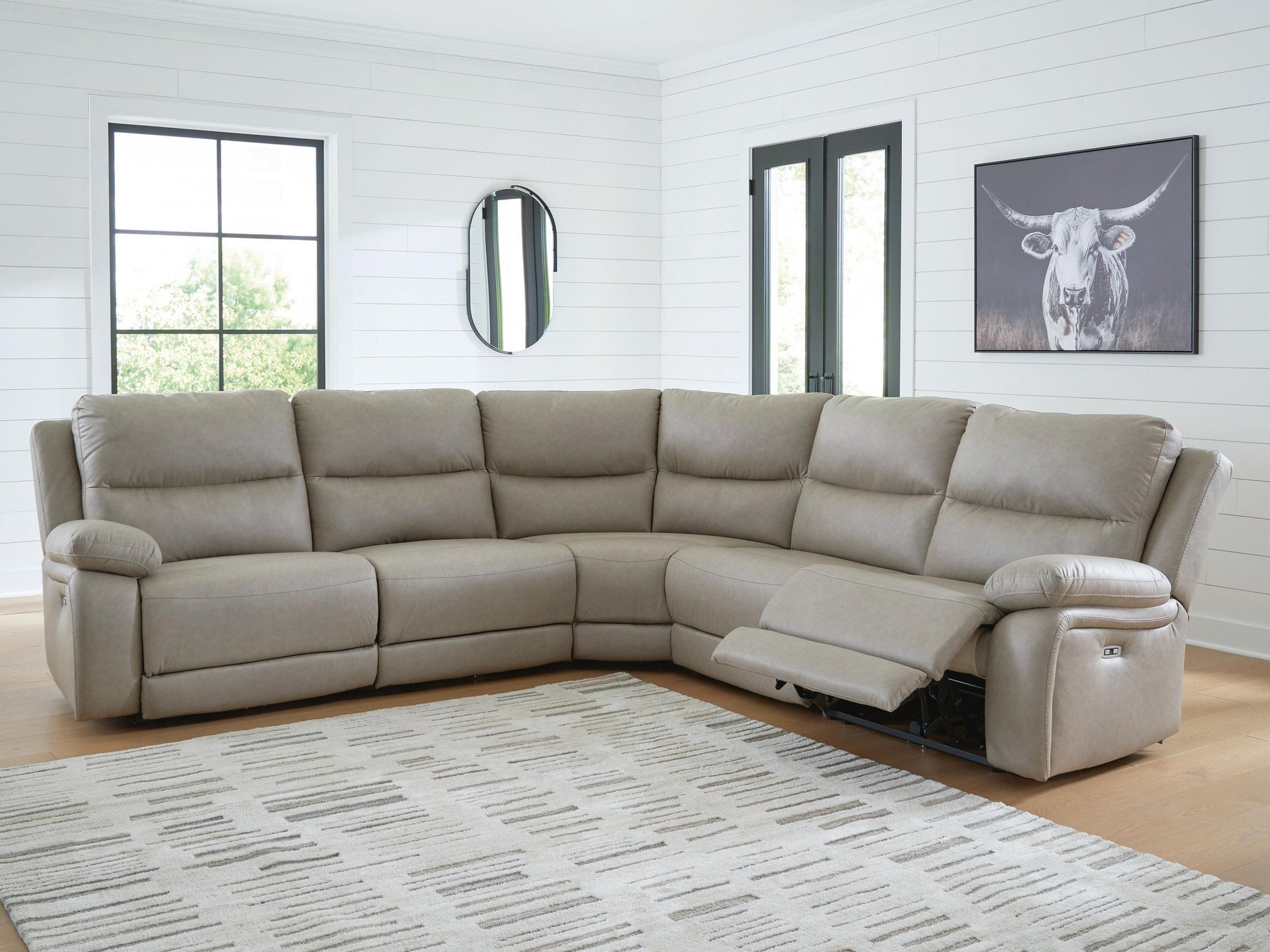 Narwhal Place 5-Piece Power Reclining Sectional Signature Design by Ashley®