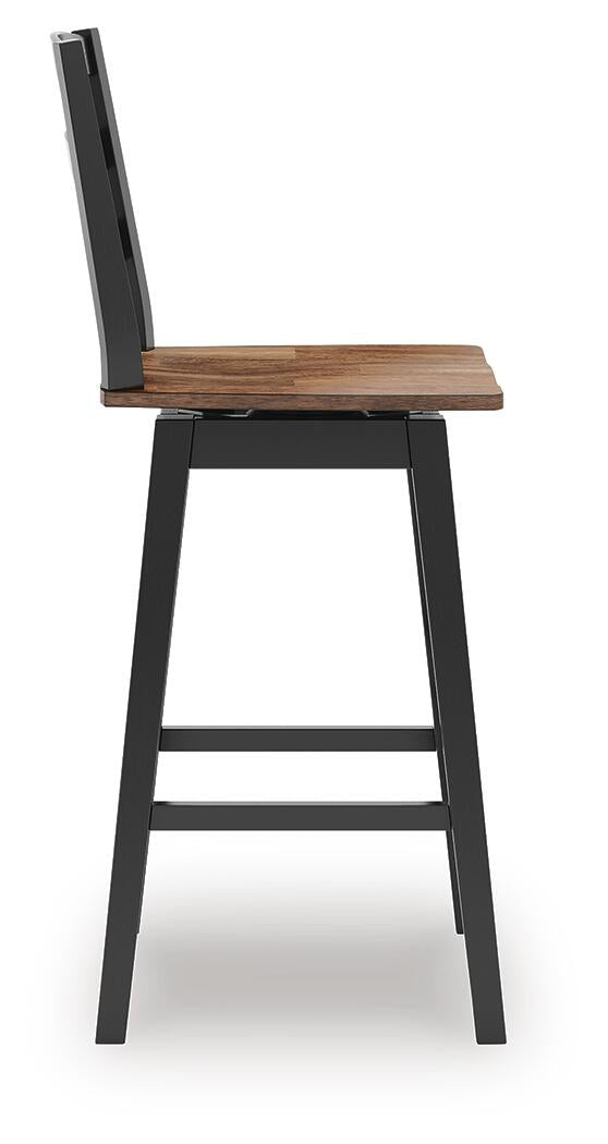Wildenauer Tall Swivel Barstool (2/CN) Signature Design by Ashley®