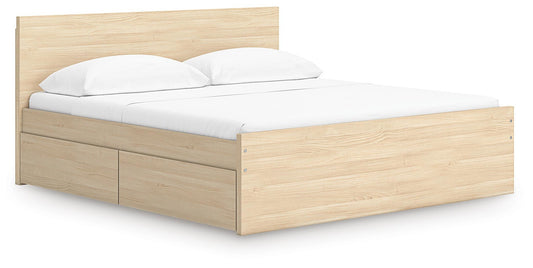Onita  Panel Platform Bed With 2 Side Storage Signature Design by Ashley®