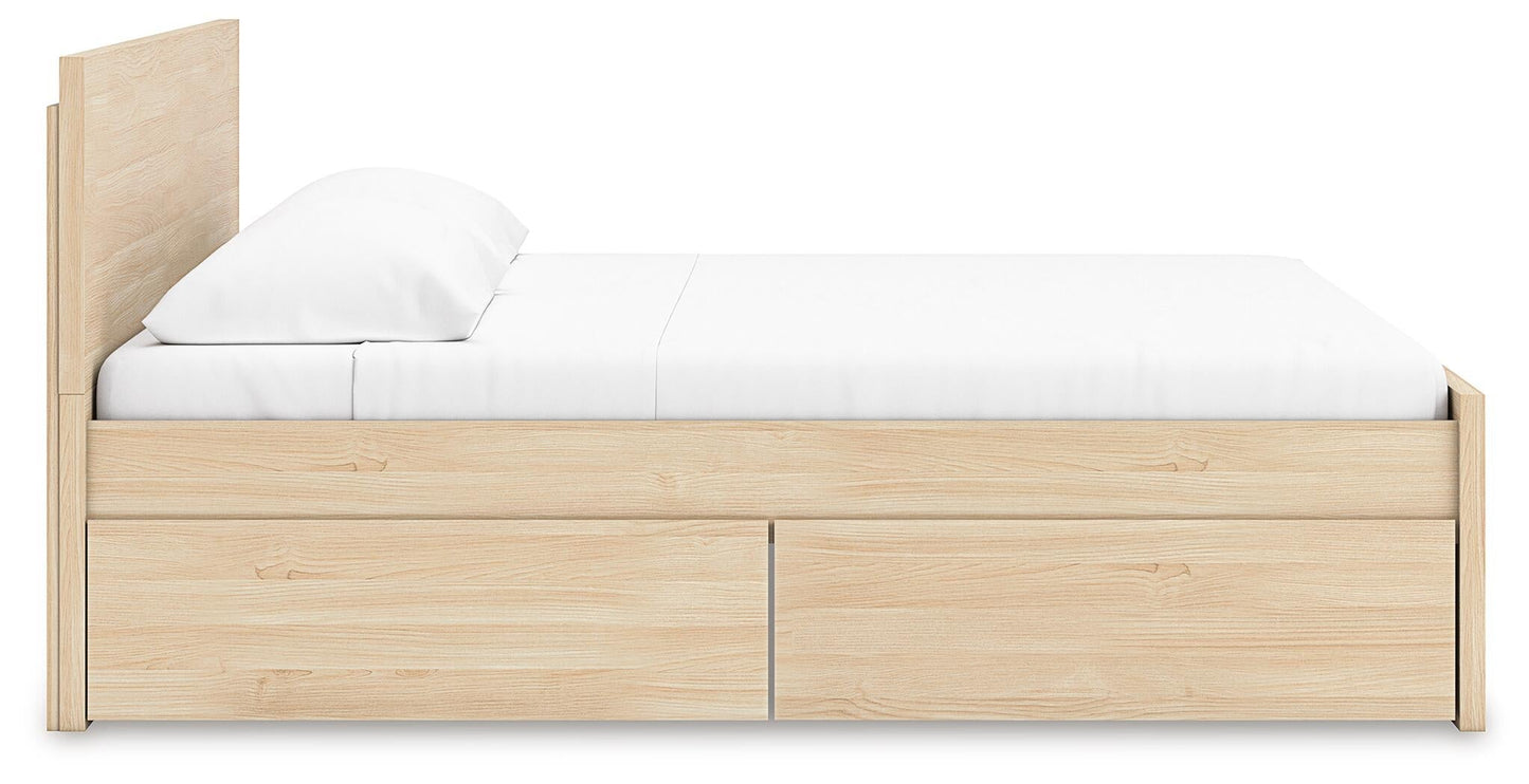 Onita  Panel Platform Bed With 2 Side Storage Signature Design by Ashley®