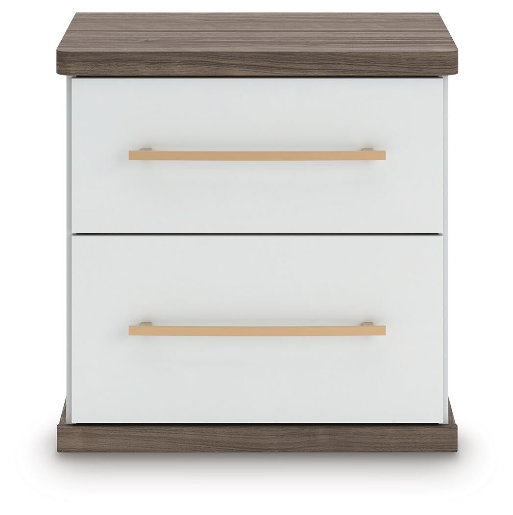 Kendanport Two Drawer Night Stand Signature Design by Ashley®
