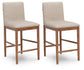 Isanti Upholstered Barstool (2/CN) Millennium® by Ashley