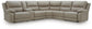 Narwhal Place 6-Piece Reclining Sectional with Storage Console Signature Design by Ashley®