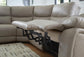 Narwhal Place 6-Piece Reclining Sectional with Storage Console Signature Design by Ashley®