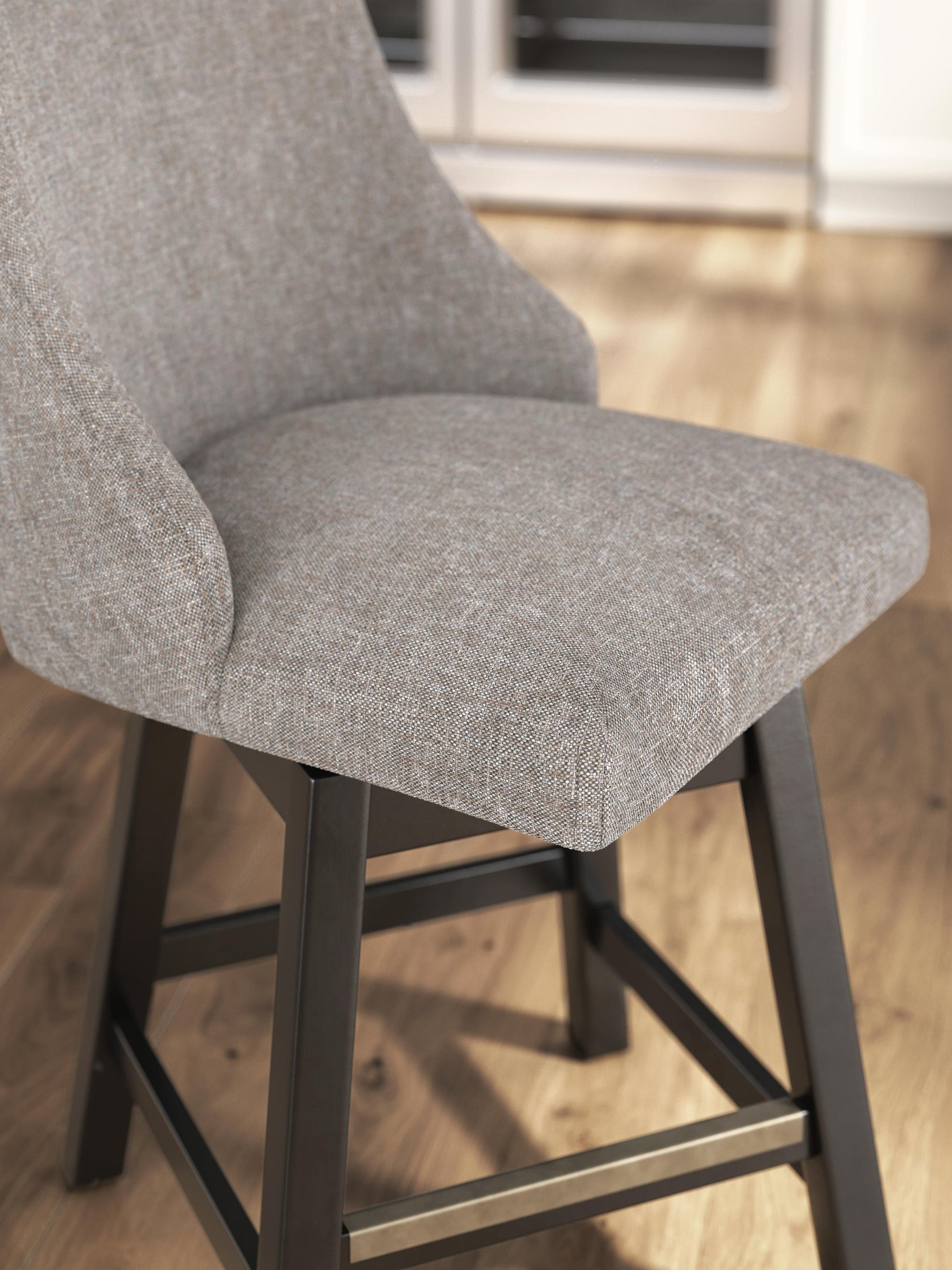Neymorton UPH Swivel Barstool (2/CN) Signature Design by Ashley®