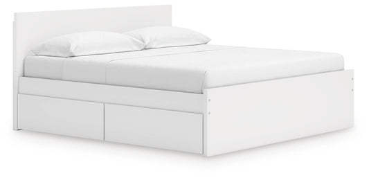 Onita  Panel Platform Bed With 2 Side Storage Signature Design by Ashley®