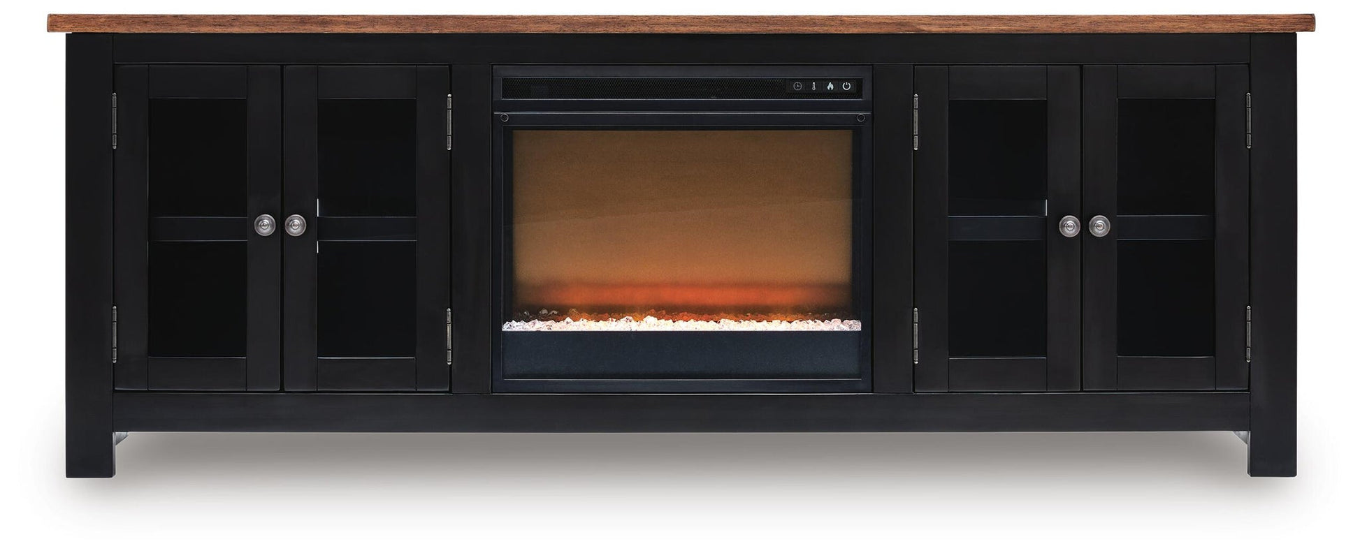 Wildenauer 76" TV Stand with Electric Fireplace Signature Design by Ashley®