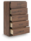 Fortlorn Five Drawer Chest Signature Design by Ashley®