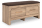 Kinlanni Bedroom UPH Storage Bench Signature Design by Ashley®