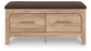 Kinlanni Bedroom UPH Storage Bench Signature Design by Ashley®