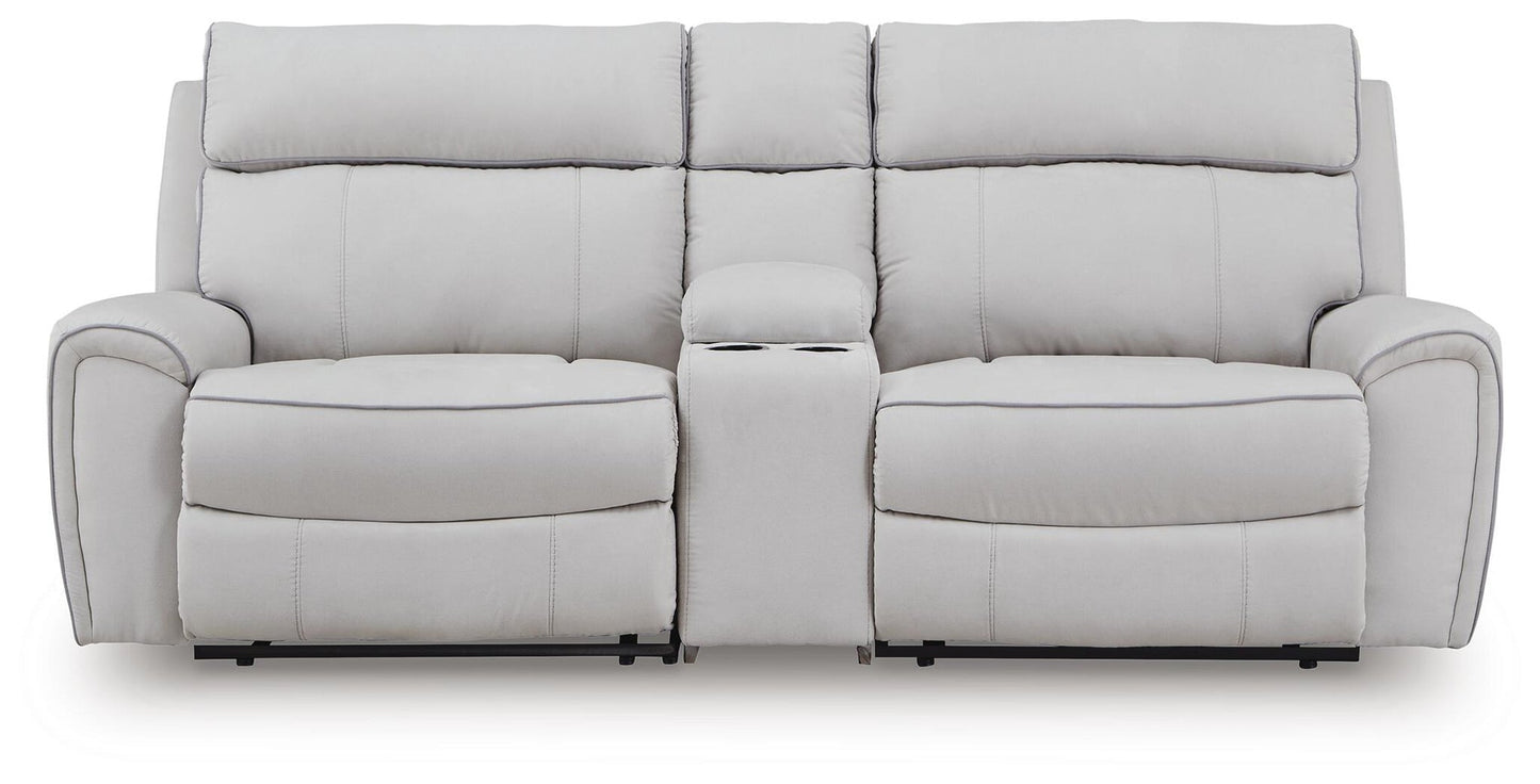 Social Pointe 3-Piece Power Reclining Sectional Signature Design by Ashley®