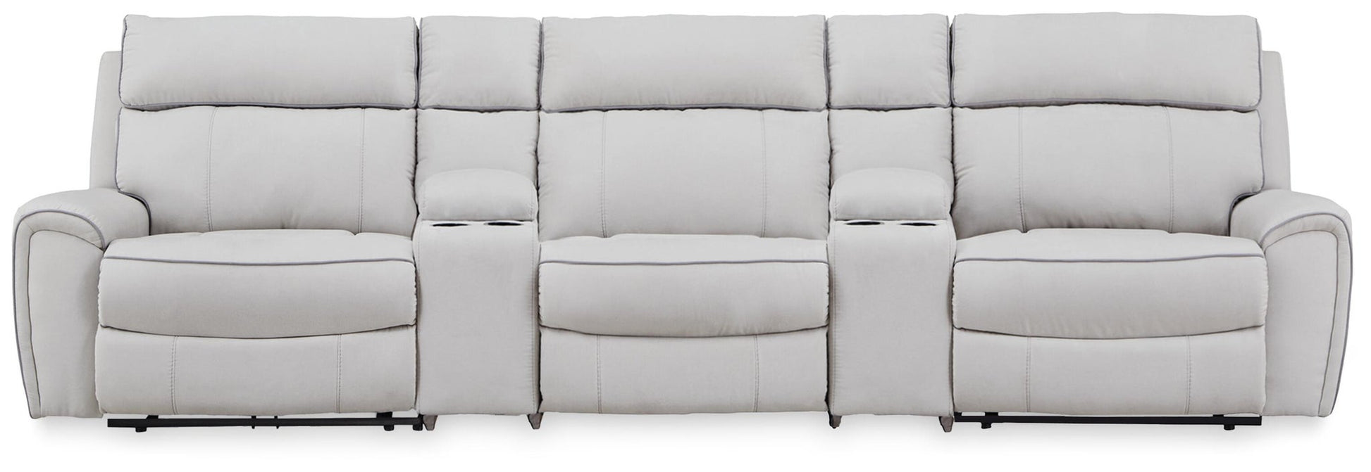 Social Pointe 5-Piece Power Reclining Sectional Signature Design by Ashley®