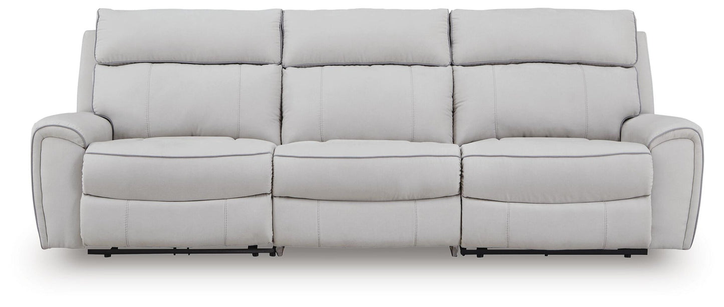 Social Pointe 3-Piece Power Reclining Sectional Signature Design by Ashley®