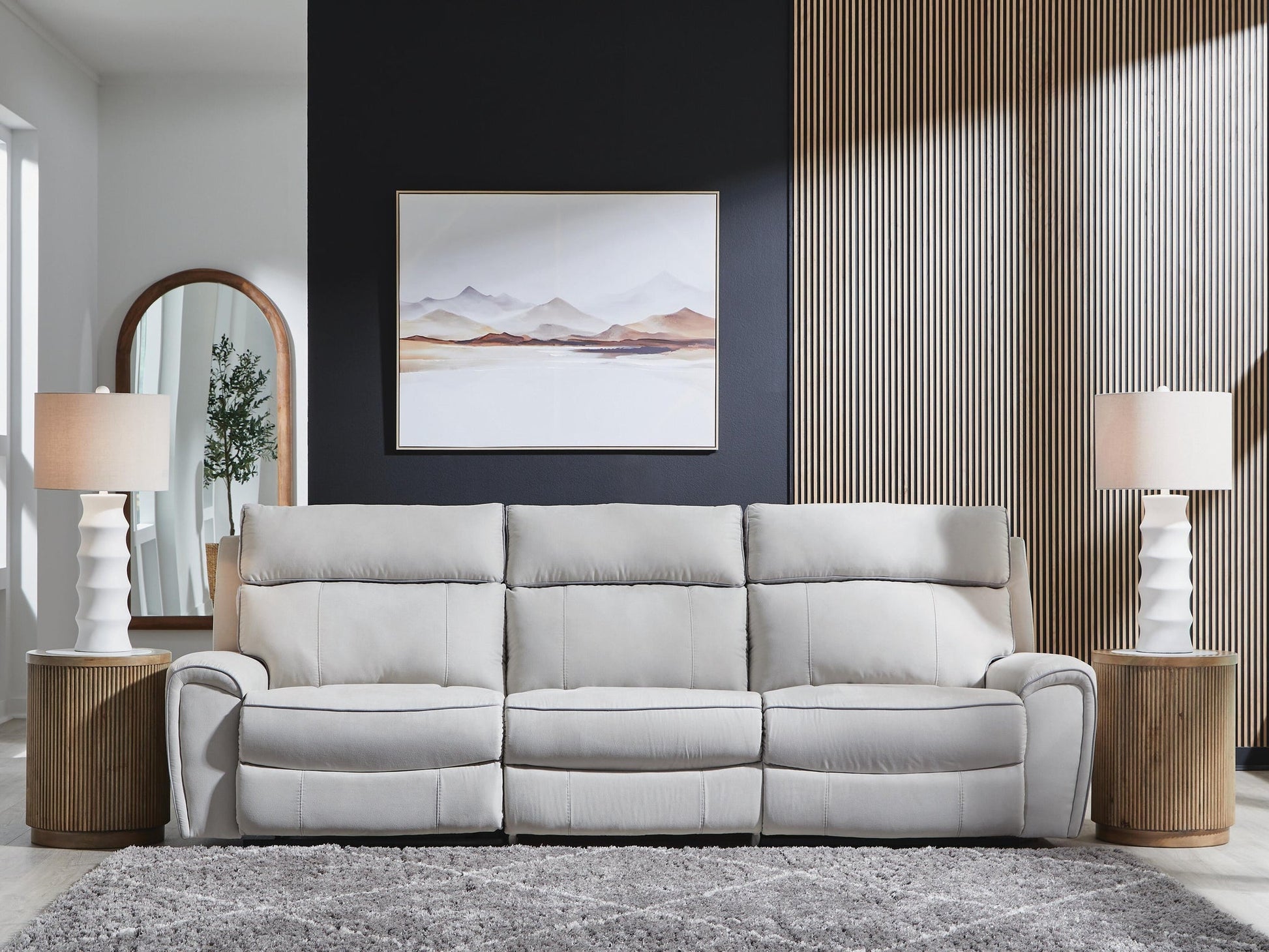 Social Pointe 3-Piece Power Reclining Sectional Signature Design by Ashley®