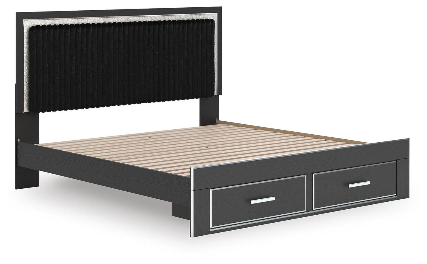 Zuraleus  Upholstered Panel Storage Bed Signature Design by Ashley®