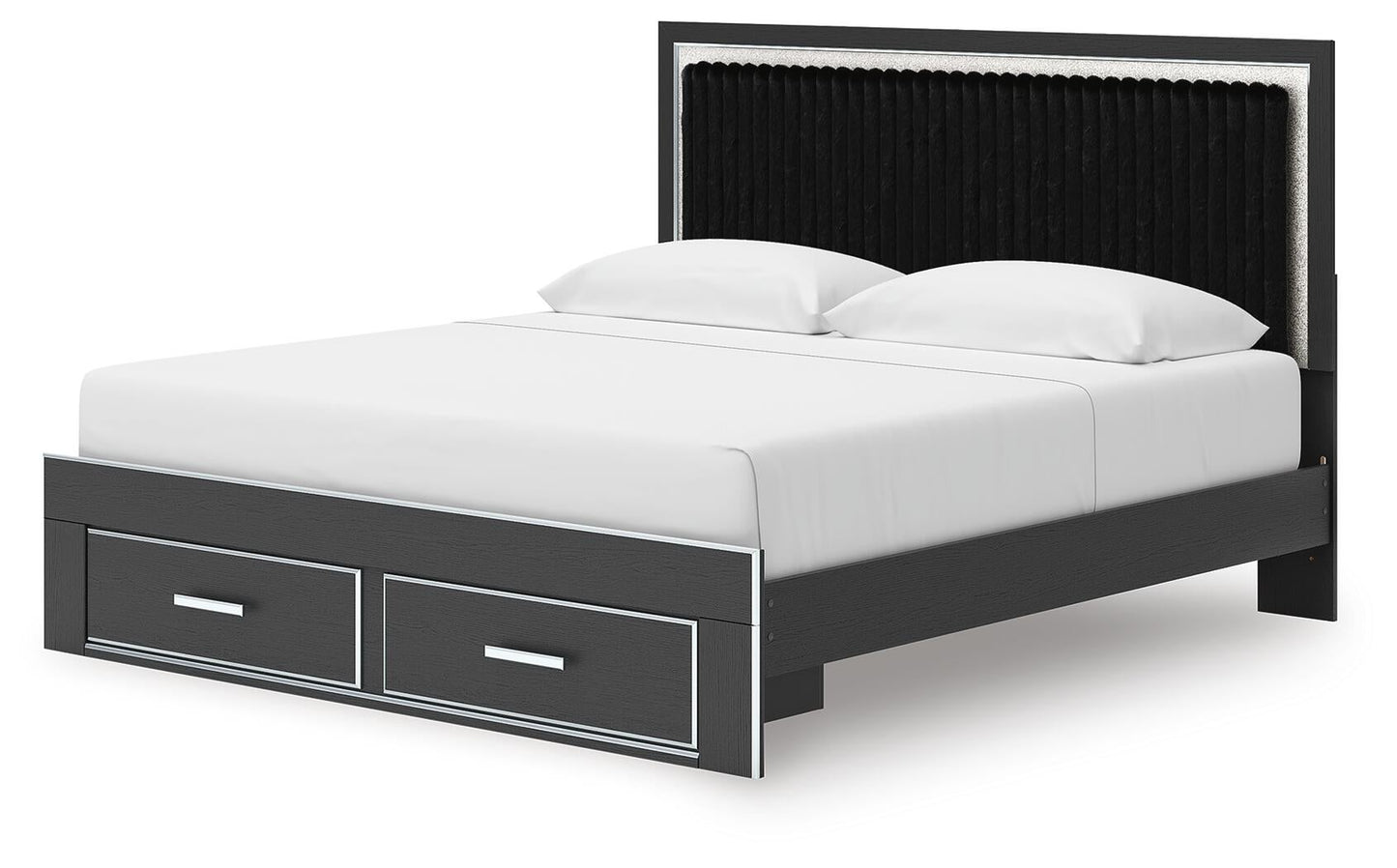Zuraleus  Upholstered Panel Storage Bed Signature Design by Ashley®