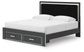 Zuraleus  Upholstered Panel Storage Bed Signature Design by Ashley®